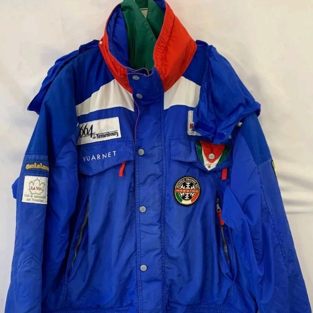 Men's Blue Ski Jacket - Picture 2 of 12